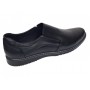 Pantofi barbati negri casual din piele naturala fara siret - De Suceava SP217ELN